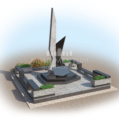 Памятники 3D комплексы 3D19073 фото