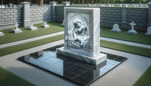 Пам'ятники Пам'ятники з мармуру MR00041 фото