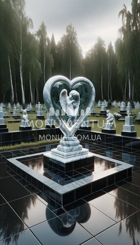 Пам'ятники Пам'ятники з мармуру MR00046 фото