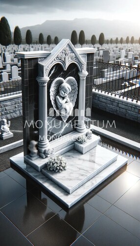 Пам'ятники Пам'ятники з мармуру MR00049 фото