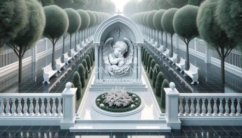 Пам'ятники Пам'ятники з мармуру MR00058 фото