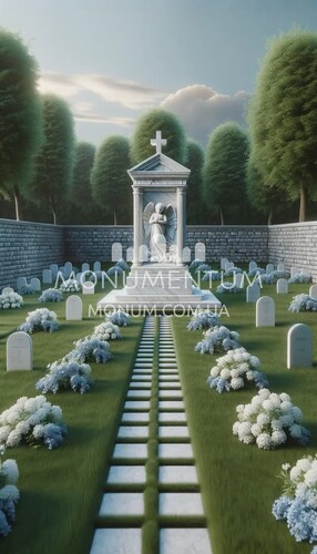 Памятники Ангелы ANG00015 фото