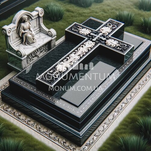 Пам'ятники Хрести з мармуру MKR00004 фото