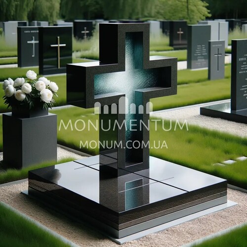 Пам'ятники Хрести з мармуру MKR00016 фото