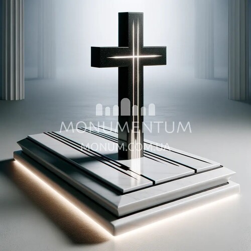 Памятники Кресты из мрамора MKR00072 фото