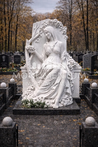 Пам'ятники Фото пам'ятників з мармуру nMR260100 фото