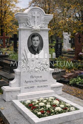 Пам'ятники Фото одинарних памятников nOD26012 фото