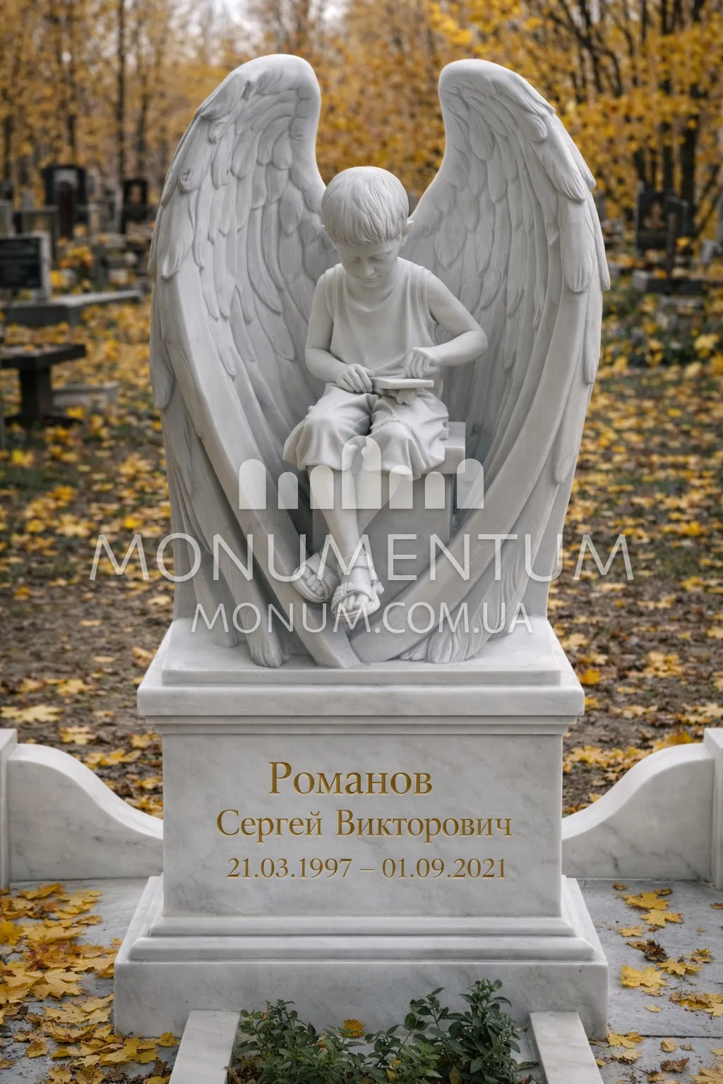 Фото дитячих пам'ятників